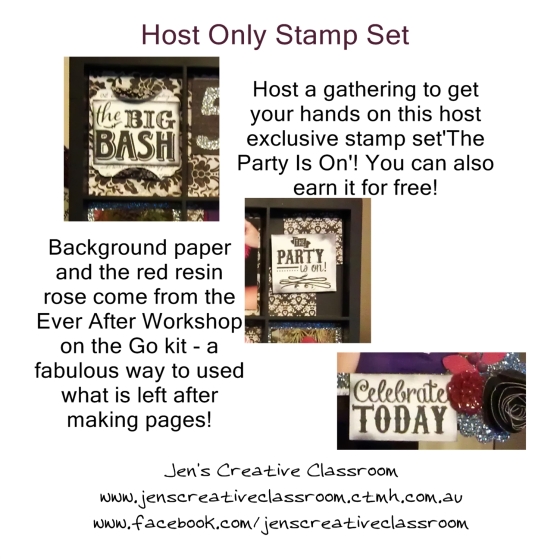 I loved this stamp set and since I had had a BIG BASH I had to take advantage of the host rewards program and get it. 