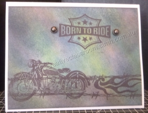 Born to Ride completed- as shown in the Video